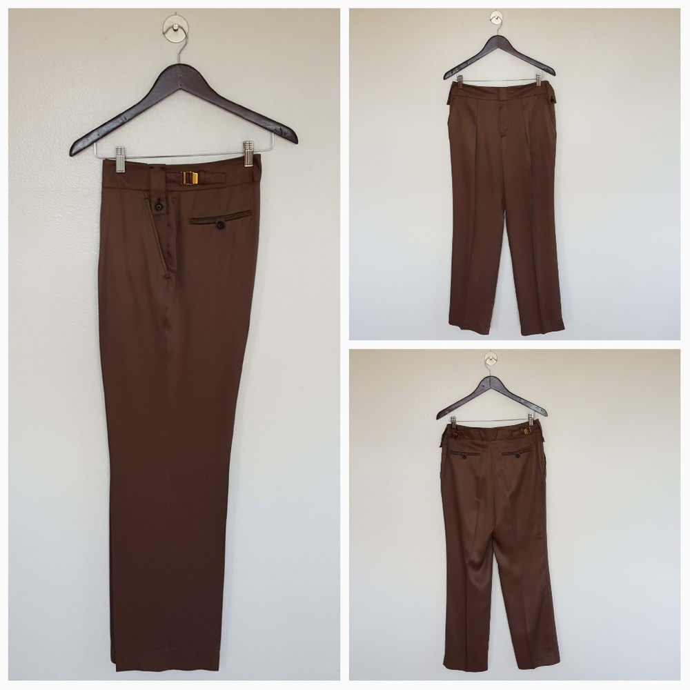 Gucci | Silk Pleat-Front Trousers - Picture 7 of 9